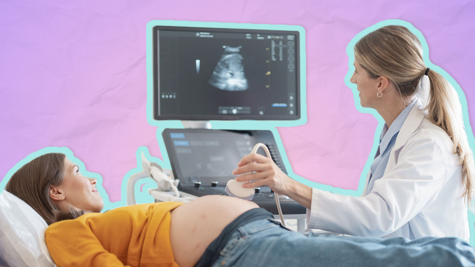 woman at anatomy scan